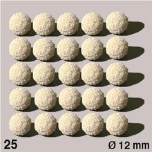 Load image into Gallery viewer, RUBBER SPONGE BALLS, D = 12 MM WHITE / N/A / D = 12 MM
