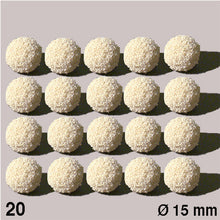 Load image into Gallery viewer, RUBBER SPONGE BALLS, D = 15 MM WHITE / N/A / D = 15 MM
