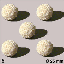 Load image into Gallery viewer, RUBBER SPONGE BALLS, D = 25 MM WHITE / N/A / D = 25 MM
