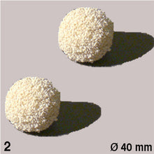 Load image into Gallery viewer, RUBBER SPONGE BALLS, D = 40 MM WHITE / N/A / D = 40 MM
