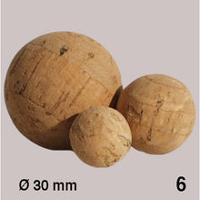 Load image into Gallery viewer, COLMATED CORK BALLS, D = 30 MM NATURAL / N/A / D = 30 MM
