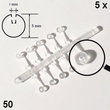Load image into Gallery viewer, STYRENE BEADS, w/ HOLE, D = 5 MM CLEAR / N/A / D = 5 MM
