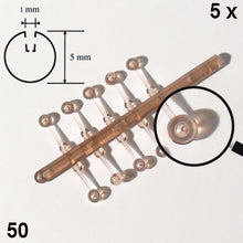 Load image into Gallery viewer, STYRENE BEADS, w/ HOLE, D = 5 MM TAUPE / N/A / D = 5 MM
