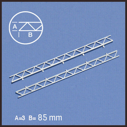OPEN WEB TRUSSES, W = 75 MM WHITE / N/A / W = 75 MM