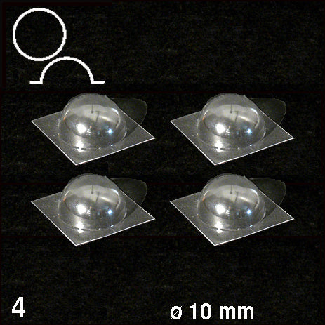 SKYLIGHS, ROUND, D = 10.0 MM CLEAR / N/A / D = 10.0 MM