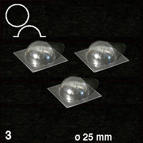 SKYLIGHS, ROUND, D = 25.0 MM CLEAR / N/A / D = 25.0 MM