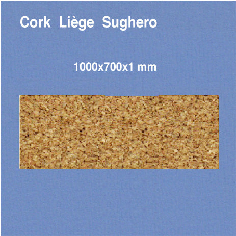 CORK ROLL, D = 1,0 MM NATURAL / N/A / 600 x 800 MM