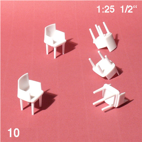 CHAIRS w/ ARM RESTS, MODEL 